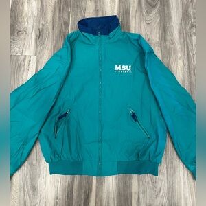 80’s King Louie Teal MSU Spartans Jacket